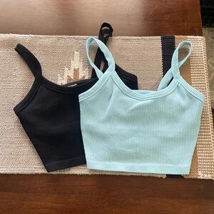 Lot of two cropped tank tops